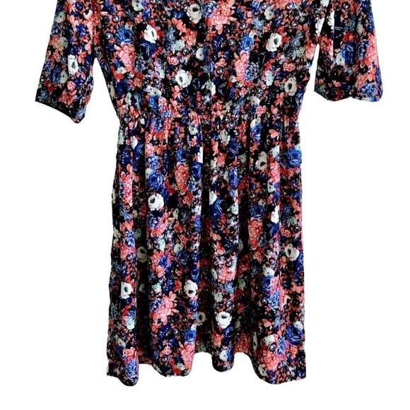 Zara floral print v back mini dress, Size M - Picture 7 of 13